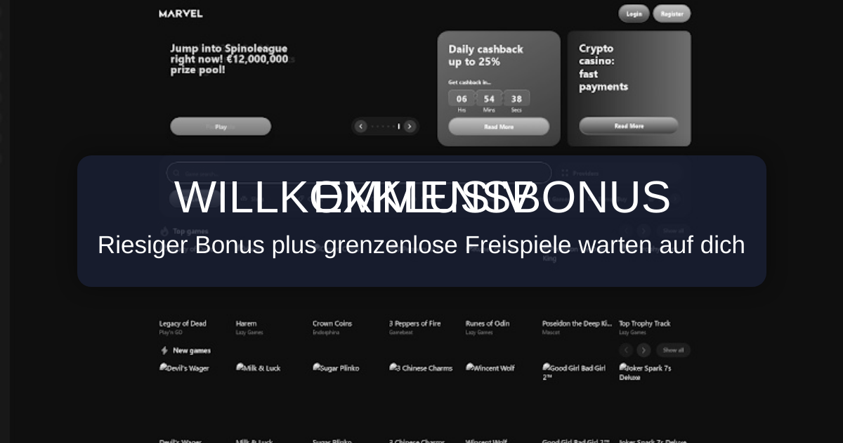 Marvel Casino - Offizielles Online Casino in Deutschland